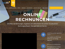 Tablet Screenshot of easybill.de